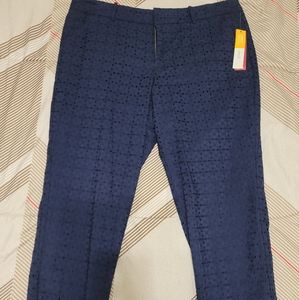 Merona blue ankle pants